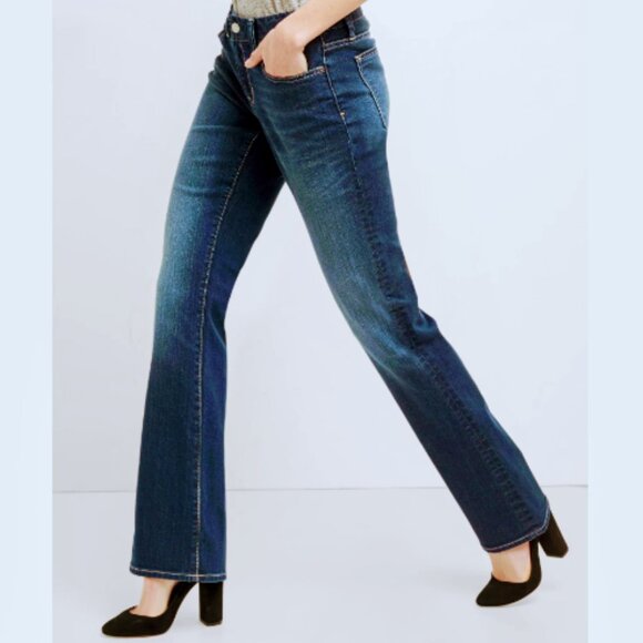 Women's Vintage Gap Long and Lean Fit Denim Jeans - Picture 2 of 11